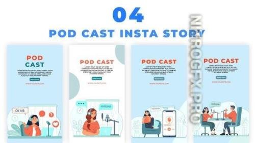 Videohive - Pod Cast on Air Instagram Story 38986343