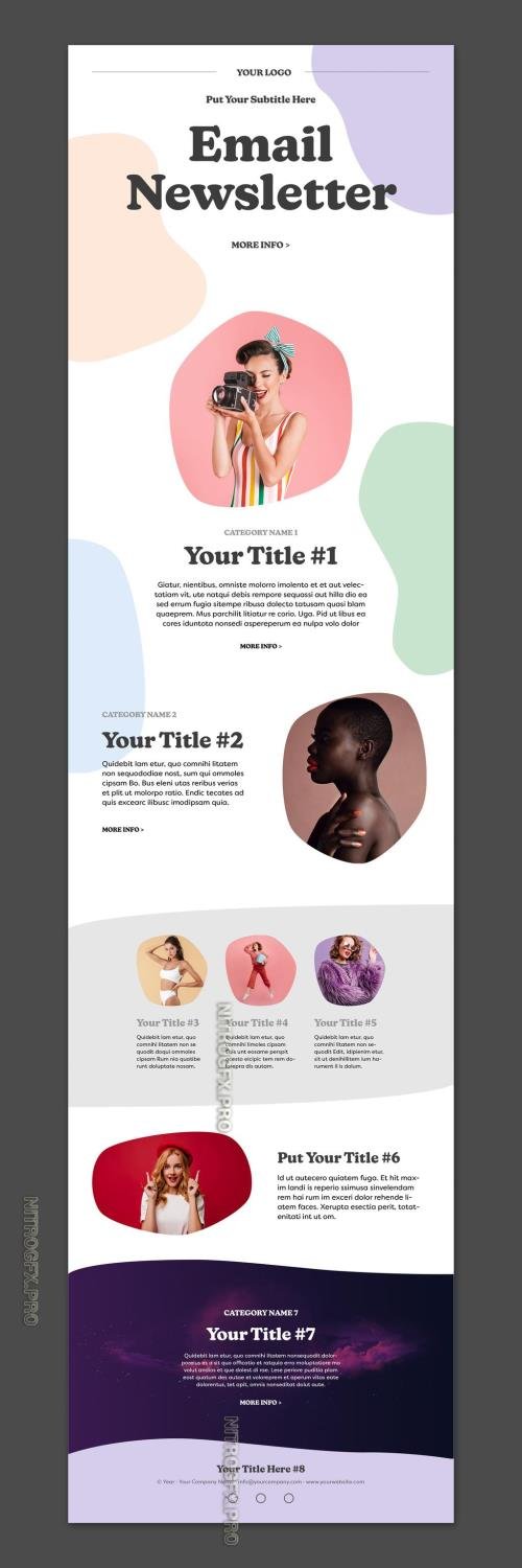 AdobeStock - Colorful Email Newsletter - 532557873