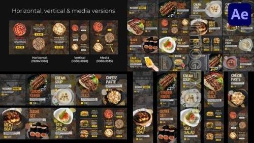 VideoHive - Restaurant Market (Social Media) | After Effects - 43252955