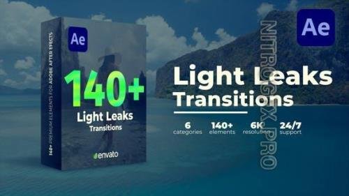 VideoHive - Light Leaks Transitions - 43311023