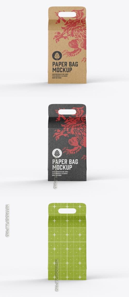 AdobeStock - Kraft Paper Bag Mockup - 462310258