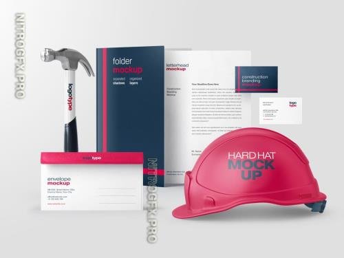 AdobeStock - Construction and Architecture Branding Stationery Mockup - 461126138