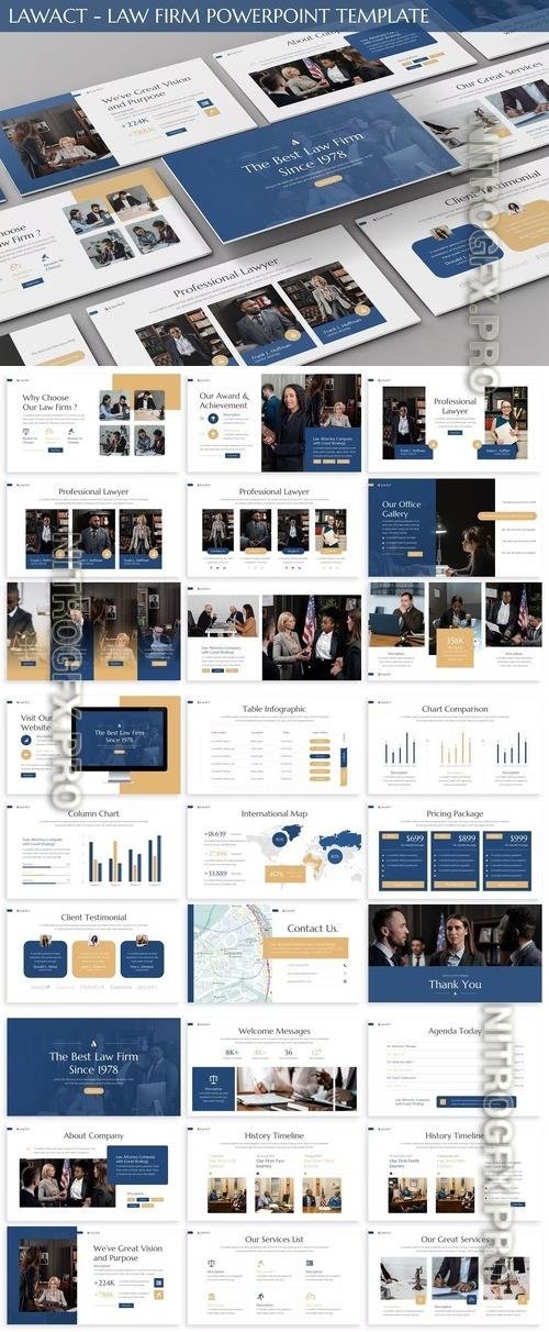 Lawact - Law Firm Powerpoint Template