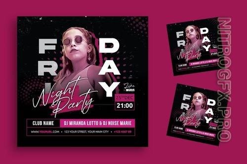 Night Party Flyer - Q8UTXCZ