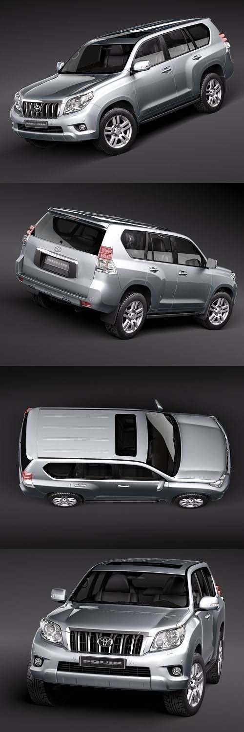 Toyota Land Cruiser Prado 2010 3D Model