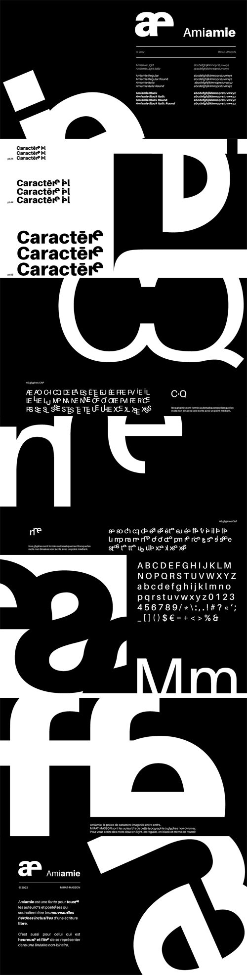 Amiamie Typeface
