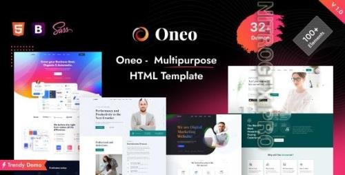 ThemeForest - Oneo - One Page & Multipurpose Template 39011989
