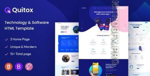 ThemeForest - Quitox - Software & IT Solutions HTML Template 42231171