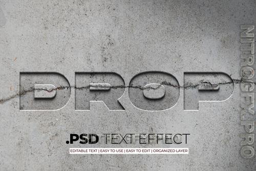 PSD Drop Down Text Style Effect