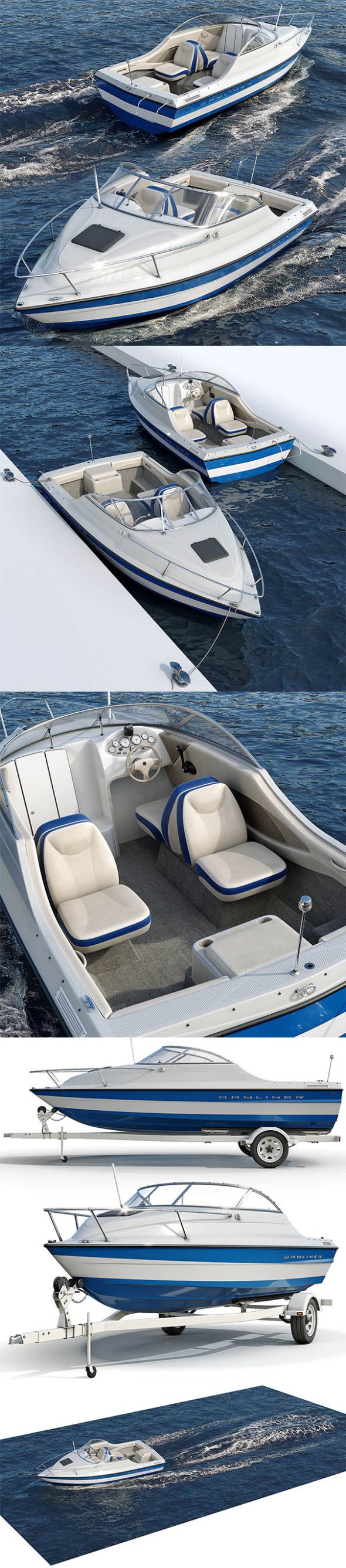 Boat Bayliner 3D model
