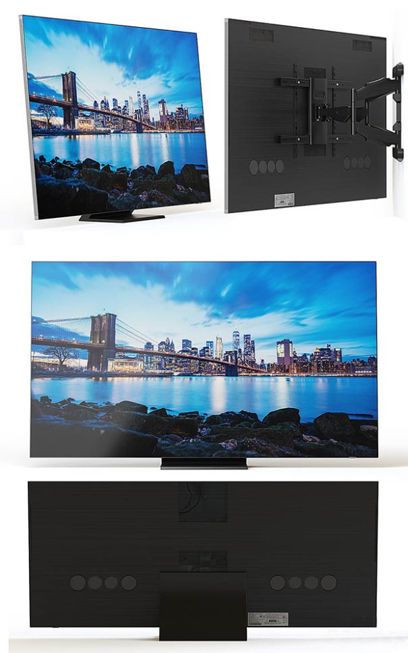 65 LED TV Samsung QE65Q950TSUXEN 3D Model