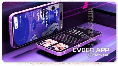 VideoHive - Cyberpunk App Promo - 43383249