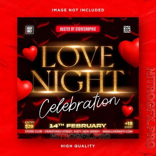 PSD Valentines day Flyer Vol 8