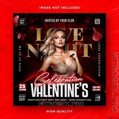 PSD Valentines day Flyer Vol 7