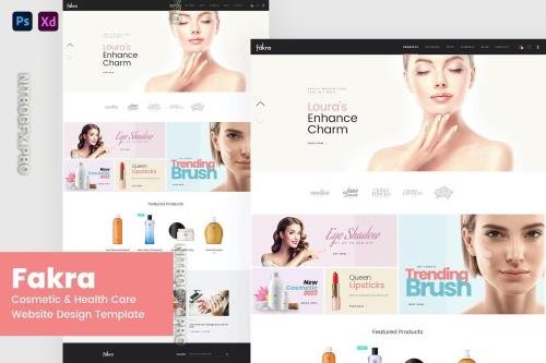 Fakra - Cosmetic & Health Care Website Design