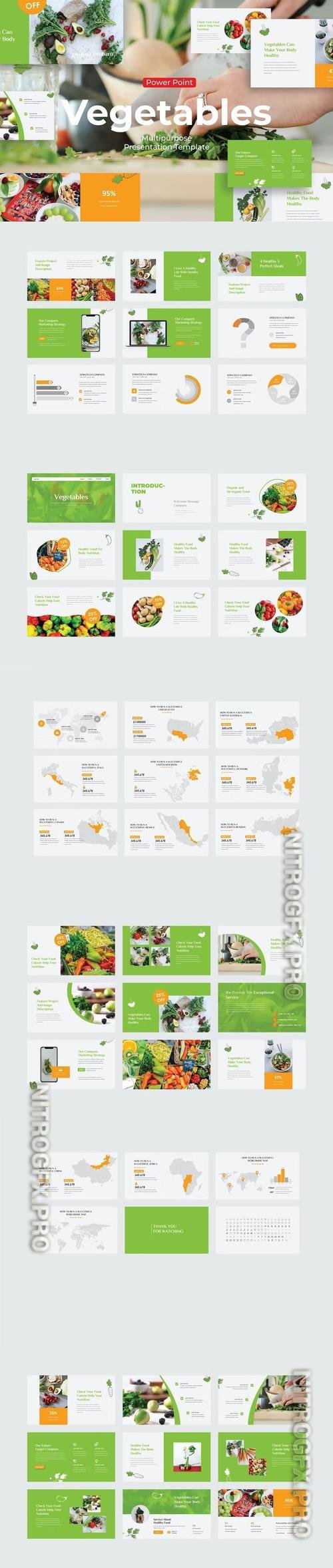 Vegetables - PowerPoint Template