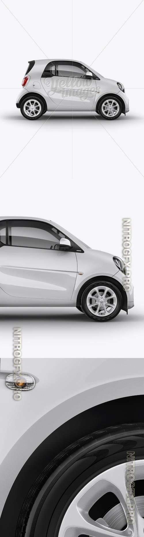 Smart Fortwo Mockup - Side View - 14045