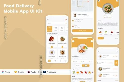 Food Delivery Mobile App UI Kit - 9NBYE77