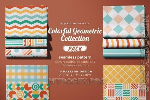 Colorful Geometric Collection - Seamless Pattern