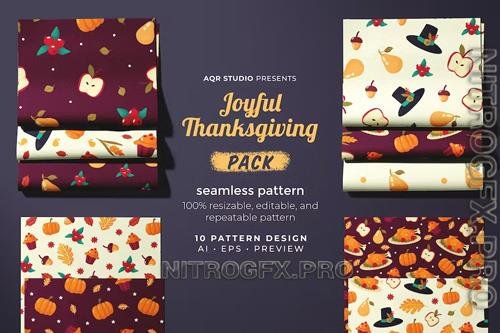Thanksgiving Celebration - Seamless Pattern