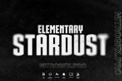 Stardust Photoshop Text Effect