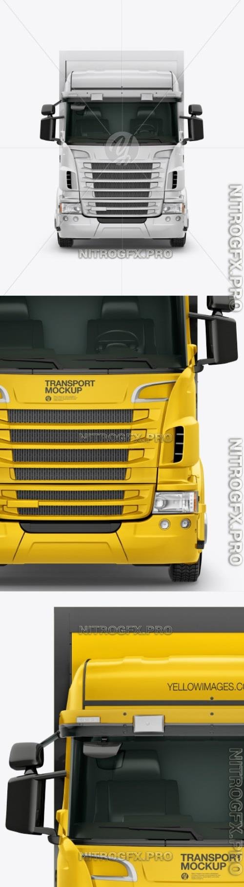 Truck Mockup - Front View - 46536