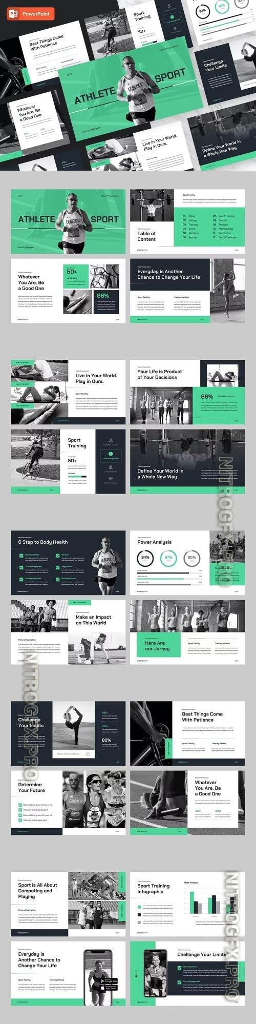 ATHLETE - Sport & Fitness Powerpoint Template