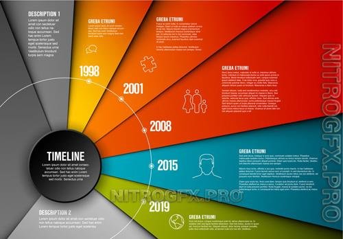 AdobeStock - Circular Timeline Infographic Layout - 238273397