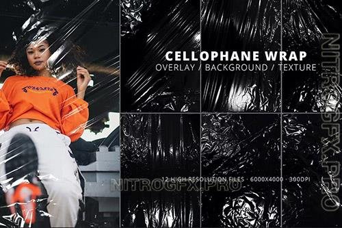 12 Cellophane Wrap Overlay Texture  Seamless Patterns