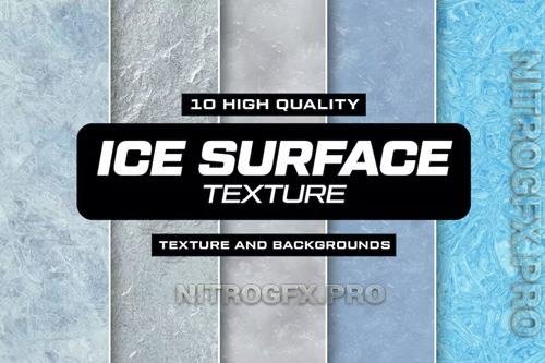 10 Ice Surface Texture Pack Design Background