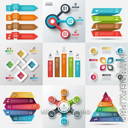 Vector Abstract Elements For Infographic
