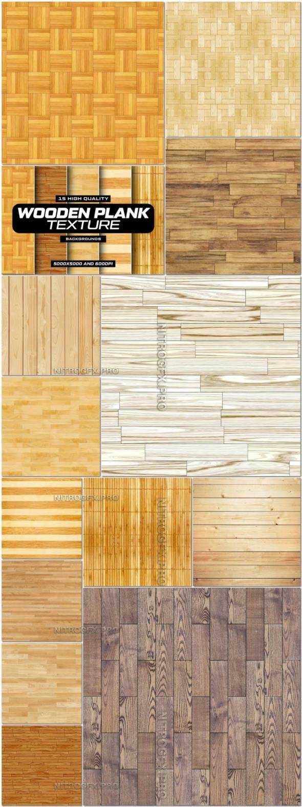 15 Wooden Plank Texture Design