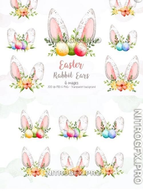 Easter Rabbit Ear Clipart