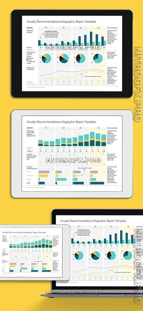 Annual Report Recommendations Infographic Layout 239906600