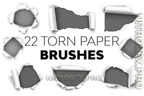 Torn Paper Brushes