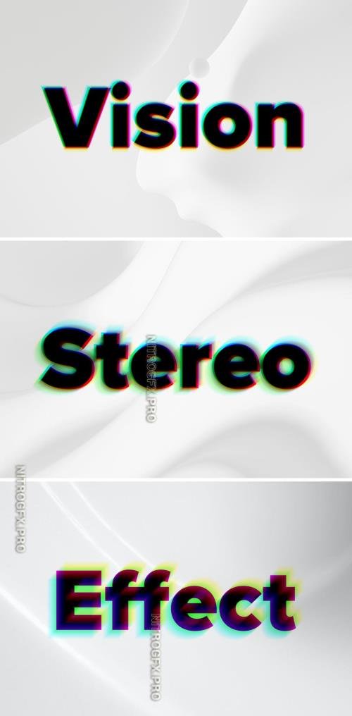 Adobestock - Stereoscopic 3D Text Effect - 489293721