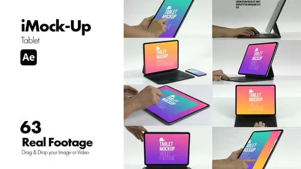 VideoHive - iMock-Up Tablet for After Effects - 44762408