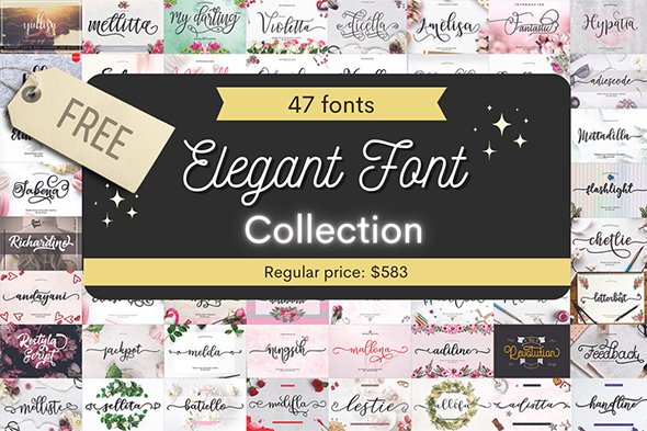 CreativeFabrica - Elegant Font Collection