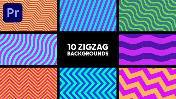 VideoHive - Zigzag Backgrounds - 44752495