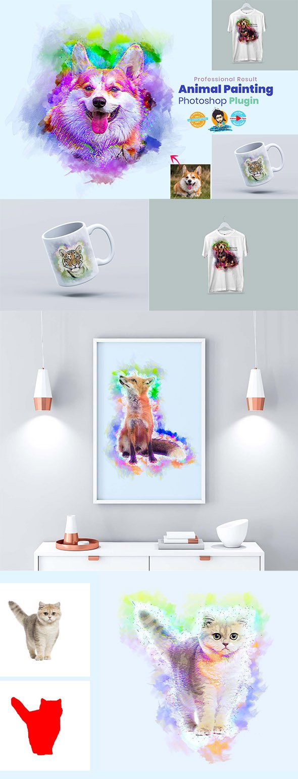 CreativeMarket - Easy Animal Painting Plugin - 7495827