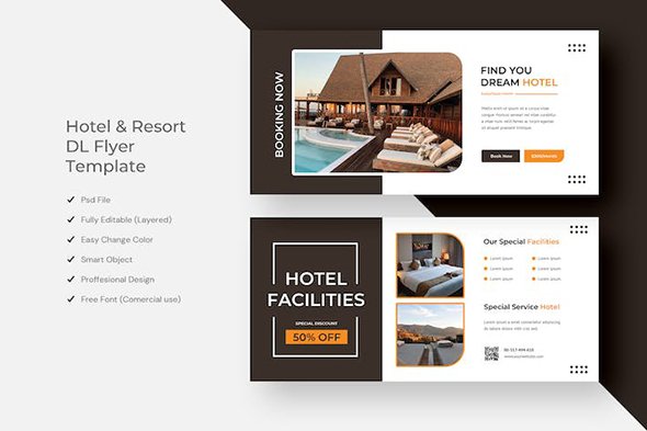 Hotel & Resort DL Flyer - UHJUFNS