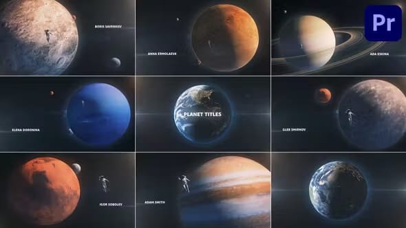 VideoHive - Planet Titles for Premiere Pro - 44836385