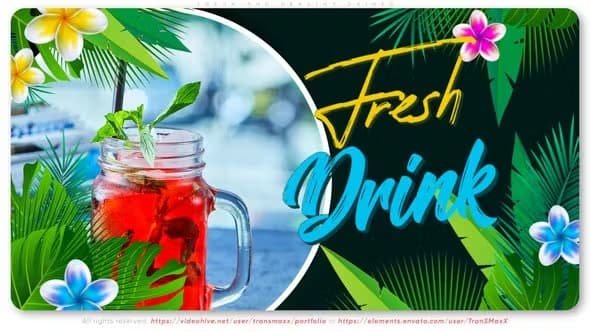 VideoHive - Fresh And Healthy Drinks - 44930555