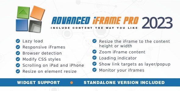 CodeCanyon - Advanced iFrame Pro v2023.2 - 5344999