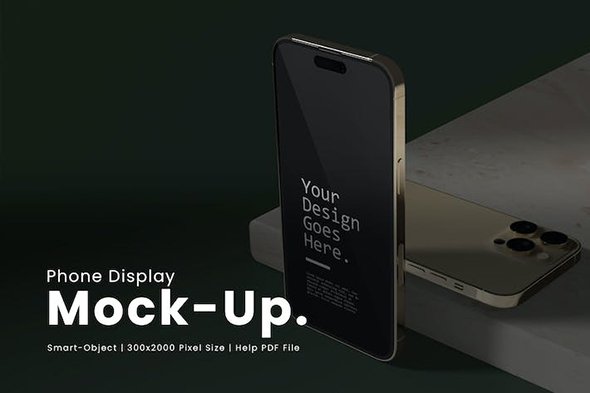 Phone Display Mockup - QQLNYT3
