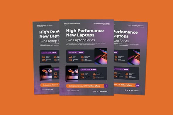 High Performance Laptop Flyers - H9675PC