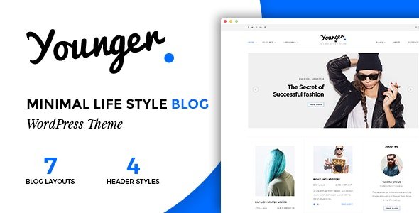 ThemeForest - Younger Blogger v1.1 - Personal Blog Theme - 18150013