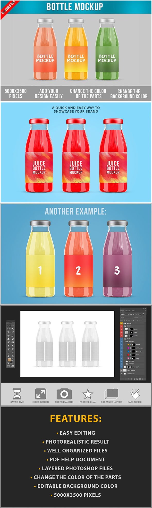 Juice Bottle Mockup - ZAD2KGN