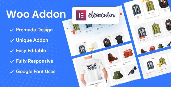 CodeCanyon - Elementor Addons For WooCommerce Product v1.0.0 - 42888076