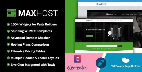 ThemeForest - MaxHost v9.6.0 - Web Hosting, WHMCS and Corporate Business WordPress Theme with WooCommerce - 15827691 - NULLED